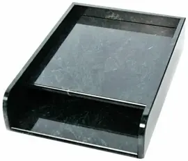 Лоток для А4 бумаги из зеленого мрамора Лоток для А4 бумаги из зеленого мрамора