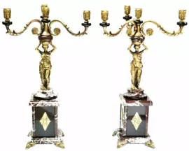 Подсвечники из яшмы