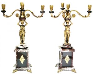 Подсвечники из яшмы