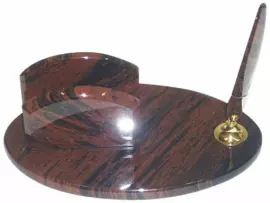 Obsidian Magnifying Glass Writing Set