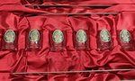 Набор шампуров из яшмы, на 6 персон, в упаковке