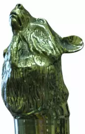 Набор шампуров из мрамора с головами зверей, на 9 персон