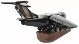 Фигурка "Самолет" из обсидиана