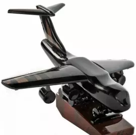 Фигурка "Самолет" из обсидиана