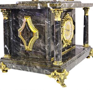 A safe made of gray marble "Horses"