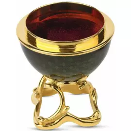 Яйцо-шкатулка "Христос Воскрес" зеленое