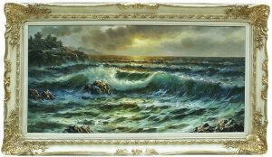 The painting "The Storm"
