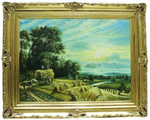 The painting "Hay harvesting"
