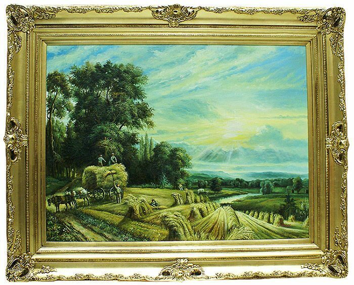 The painting "Hay harvesting"
