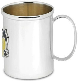 Children's "Fish" mug made of silver