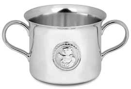 Children's mug "Teddy Bear" made of silver