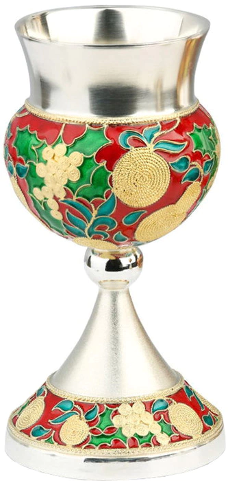 Рюмка из набора для вина (серебро, эмаль)