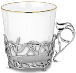 The cup holder "Pike" made of silver