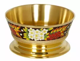 Fruit vase "Rowan" made of silver