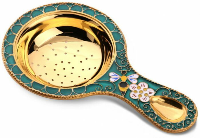 Ситечко из набора "Пчелка" из серебра