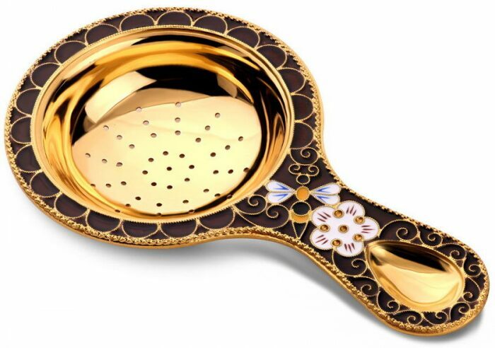 Ситечко из набора "Пчелка" из серебра