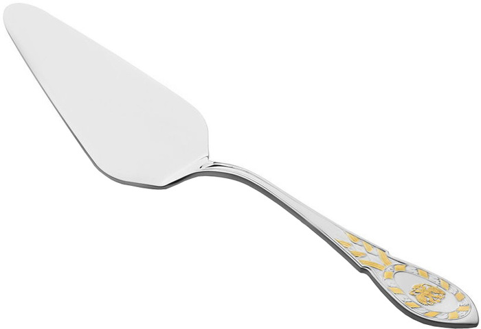 Pastry spatula from the set "State Coat of Arms of the Russian Federation" with gilding