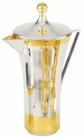 Кофейник из кофейного сервиза из серебра с позолотой