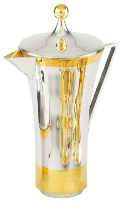 Coffee pot from a silver-gilt coffee set