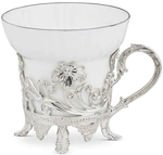 Cup holder "Patterns" made of silver