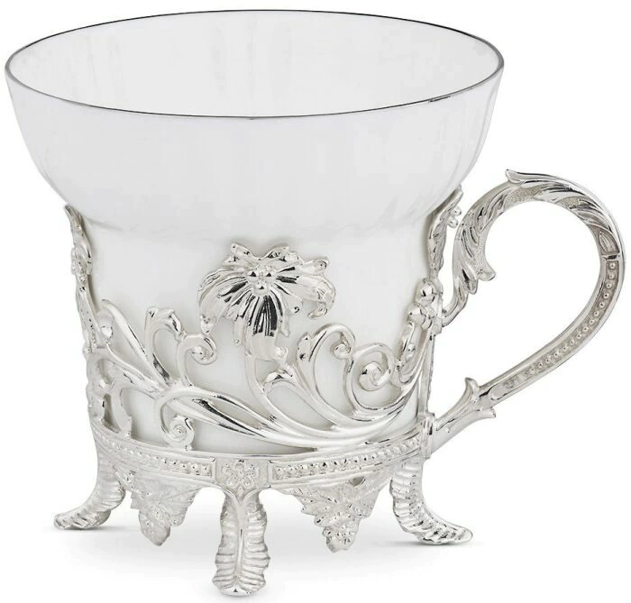Cup holder "Patterns" made of silver