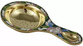 Ситечко из набора "Кудри" из серебра