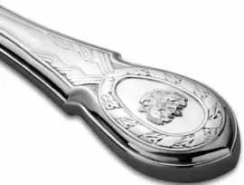 Нож для рыбных блюд из набора "Государственный Герб РФ" без золочения Нож для рыбных блюд из набора "Государственный Герб РФ" без золочения