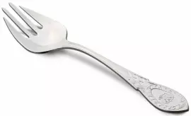 Вилка для рыбы из набора "Государственный Герб РФ" без золочения