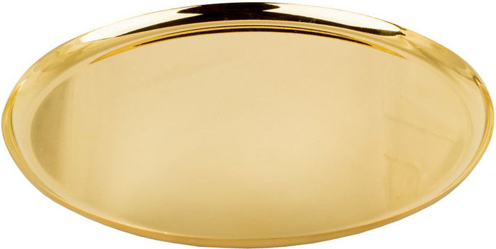 Tray from the set "Elegant" made of silver with gilding