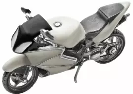 Мотоцикл "Honda CBR" из серебра