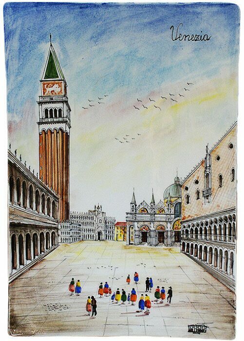 Ceramic painting "Piazzetta San Marco"