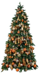 New Year's tree "Sunshine"