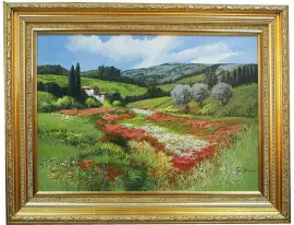 Картина "Домик в поле" Fiore