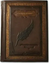 Книга в кожаном переплете "Семейная летопись"
