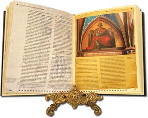 The leather-bound book "The History of Empires. The death of global projects"