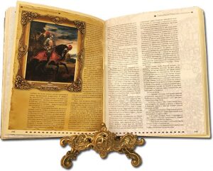 The leather-bound book "The History of Empires. The death of global projects"