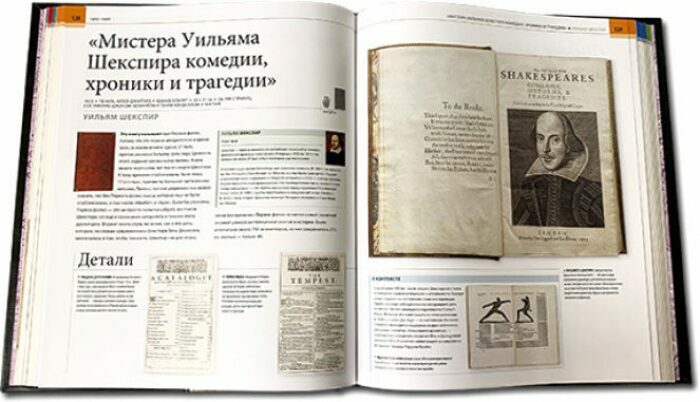 The leather-bound book "Books that changed History"