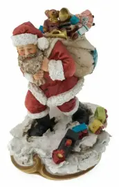 Статуэтка "Санта Клаус с мешком подарков"