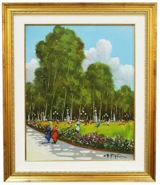 Картина "Прогулка" Amalfitani