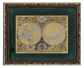 Panel "Map of the ancient world" Zlatoust