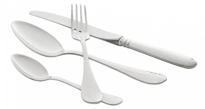 Silver-plated "Drop forged" cutlery set (24 items)
