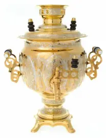 Самовар "Украшенный" 3 литра, Златоуст Самовар "Украшенный" 3 литра, Златоуст