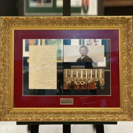 Рукописное письмо с автографом художника Ильи Репина