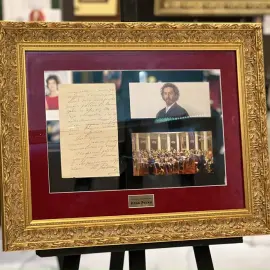 Рукописное письмо с автографом художника Ильи Репина