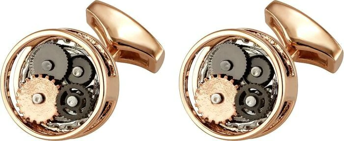 Gears gold cufflinks