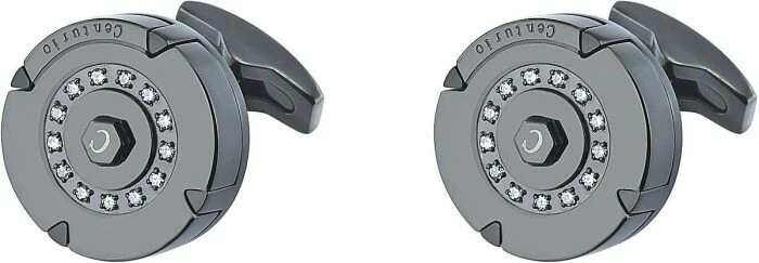 Coliseum cufflinks are black