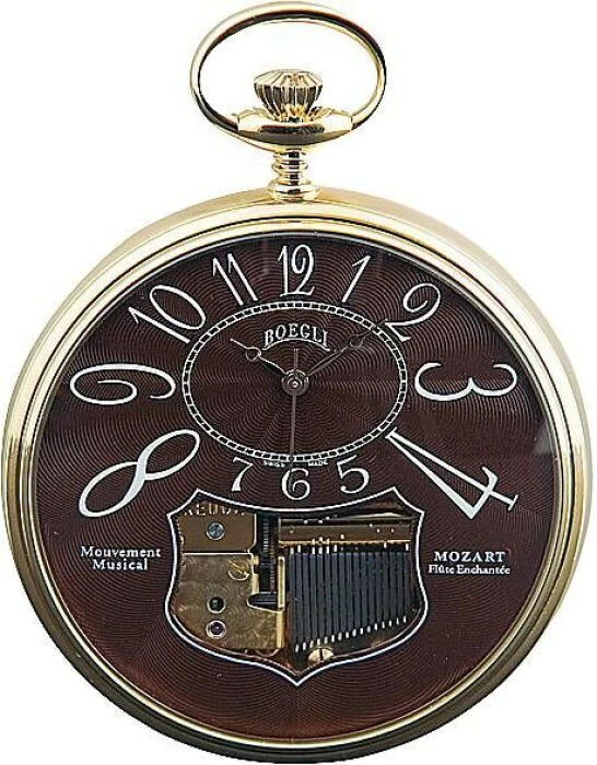Pocket watch musical "Baroque"