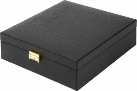 Шкатулка для 9-ти часов и украшений "Турин" черный