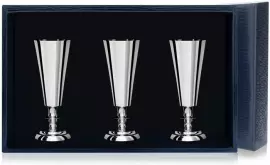 Набор серебряных рюмок для ликера №2 на 3 персоны