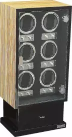 Шкатулка для подзавода часов "Majesty" зебрано